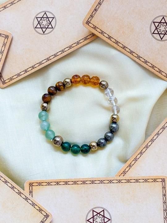 Dhan Yog Elasticated Bracelet | Wealth & Prosperity | Vastu Approved | Stretchable Fit