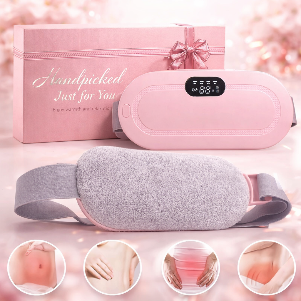 Period Cramp Relief Heater | Portable Massager | Fast Pain Relief | Rechargeable