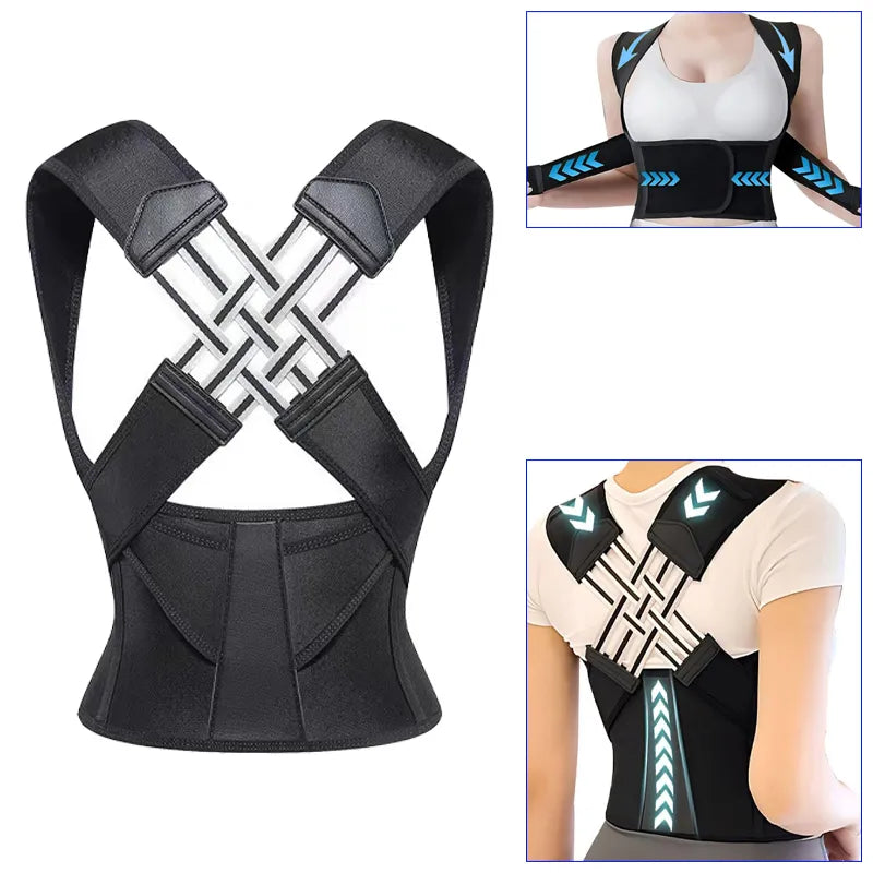 Posture Corrector Belt | Back Pain Relief | Spine Alignment | Adjustable & Comfortable