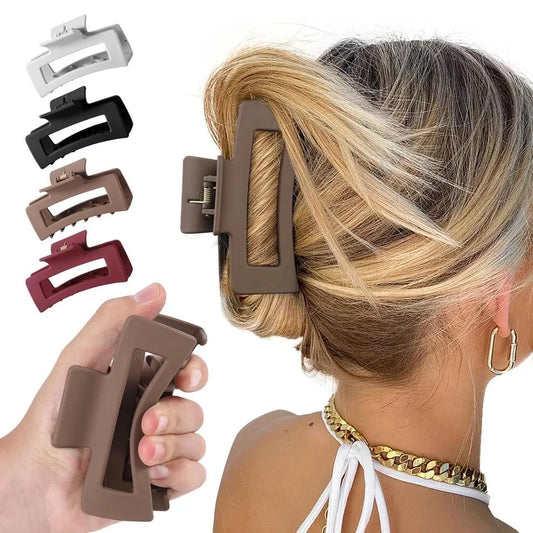 Flexible Silicon Hair Claw Clip | Strong Hold | No Breakage | All Hair Types