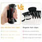 Flexible Silicon Hair Claw Clip | Strong Hold | No Breakage | All Hair Types