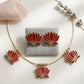 Lotus Necklace for Women | Kamal Ka Haar | Temple Jewelry That Brings Blessings & Beauty