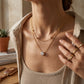 Layered Gold Necklace Set for Women | Chain Necklace with Crystal Pendant