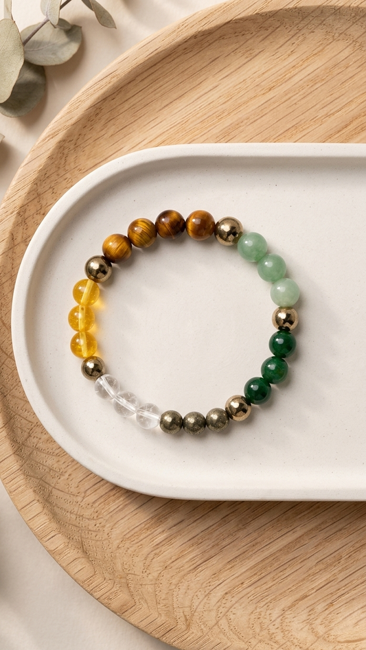 Dhan Yog Elasticated Bracelet | Wealth & Prosperity | Vastu Approved | Stretchable Fit