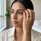 Emerald Heart Ring | Love & Healing Stone | Dainty & Elegant | Gift for Her